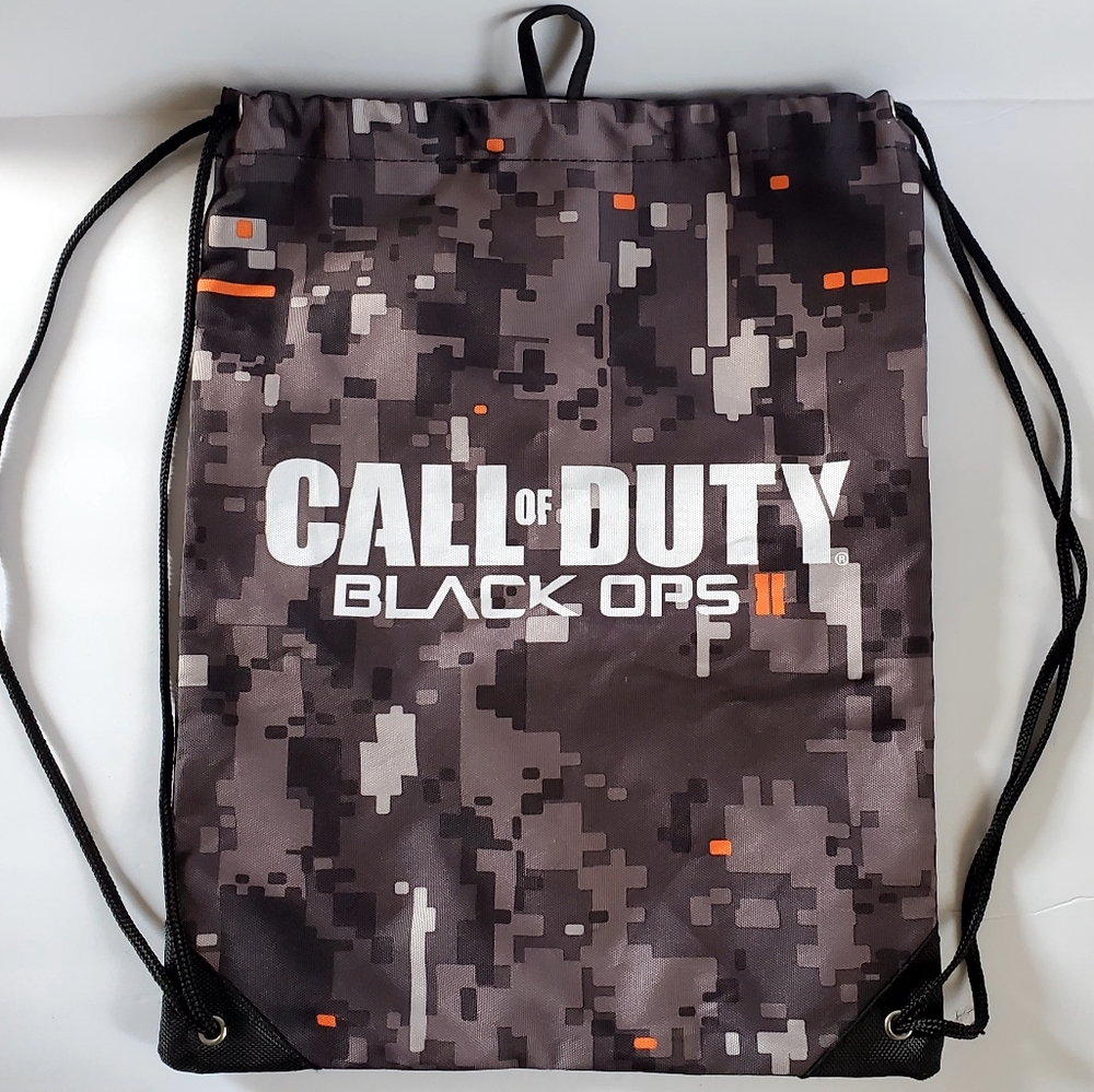Black Ops Camouflage Drawstring Backpack - image 1